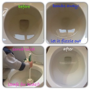 Clean your toilet without the use of chemicals