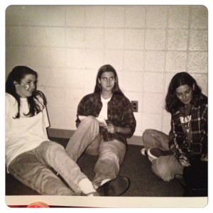 Me, Tara & Cory in high school (1995)