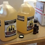 Our first bottles of MamaSuds Laundry Soap