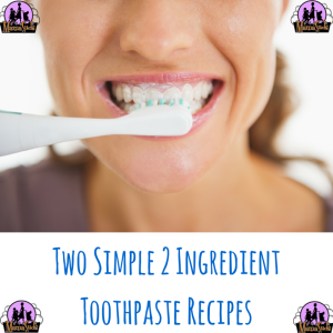 Two Simple 2 Ingredient Toothpaste