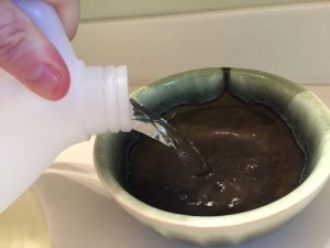 hard water stains